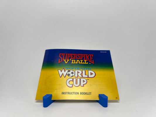 Super Strike V'Ball / Nintendo World Cup Instruction Booklet
